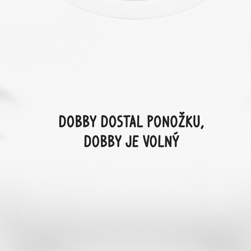 Dívčí trička "DOBBY DOSTAL PONOŽKU..."