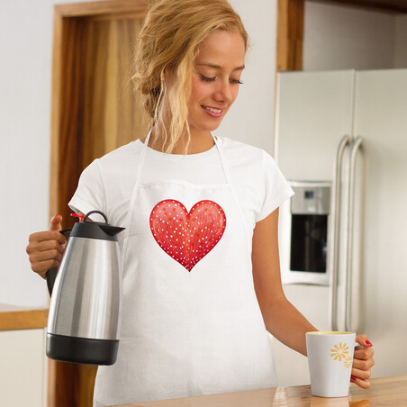 Zástěra "Puntíkaté srdce"