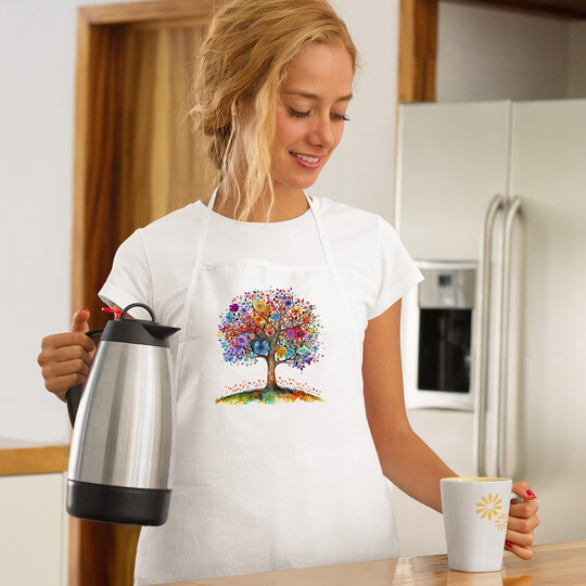 Zástěra "Barevný strom"