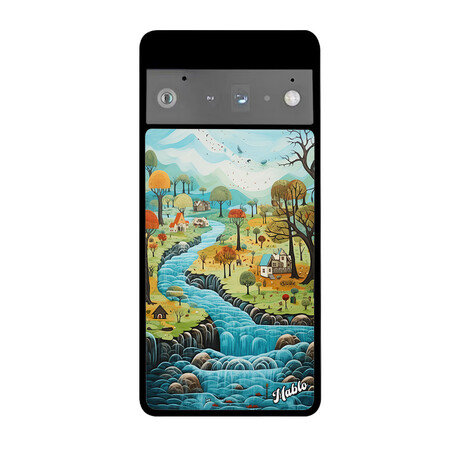 Kryt na Google Pixel "Řeka naivní umění"