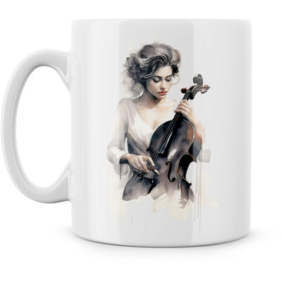 Hrnek "Žena s violou"