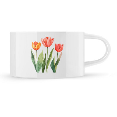 Hrnek makronka "Tulipány"