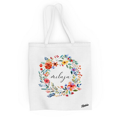 Bavlněná taška "Miluju"