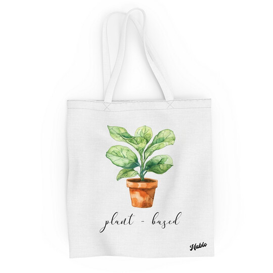 Bavlněná taška "Plant based"