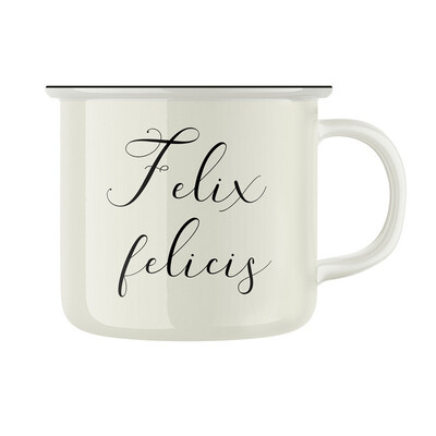 Keramický retro hrnek "Felix felicis"