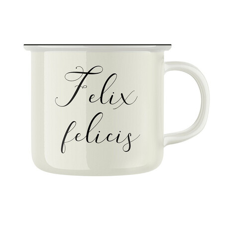 Keramický retro hrnek "Felix felicis"