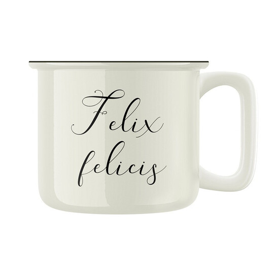 Keramický retro hrnek "Felix felicis"