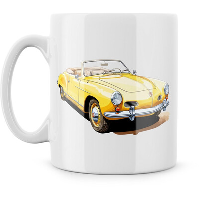 Hrnek "Žlutý kabriolet"