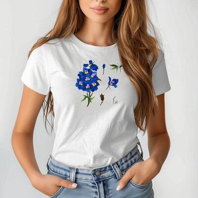 Bavlněné dámské tričko "Nature is home"