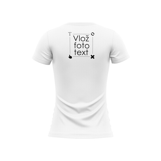 Dámské tričko s vlastní fotografií / textem