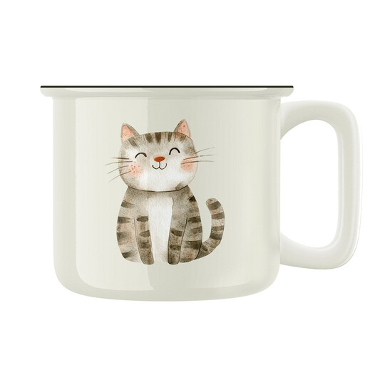 Keramický retro hrnek "Mourek"