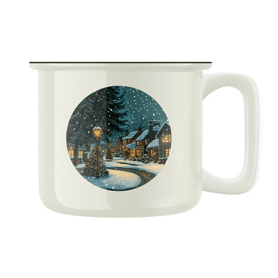 Keramický retro hrnek "Kouzelné Vánoce"