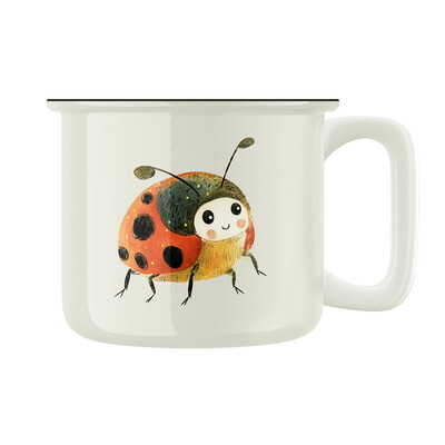 Keramický retro hrnek "Beruška"