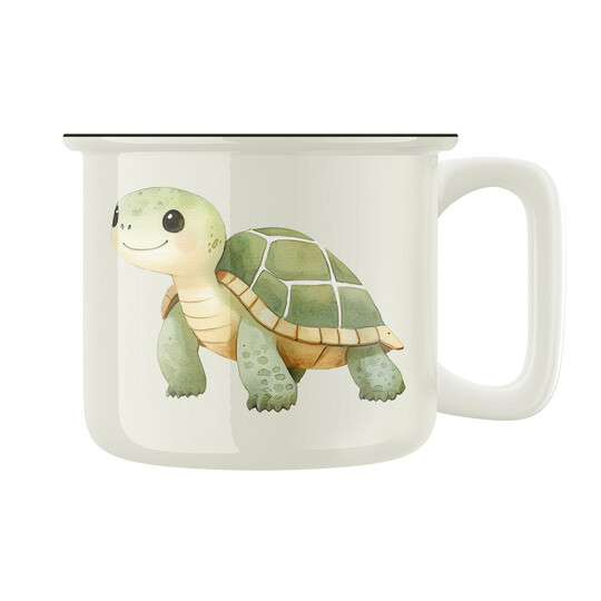 Keramický retro hrnek "Želva"