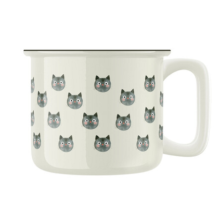 Keramický retro hrnek "Kočičí hrnek"