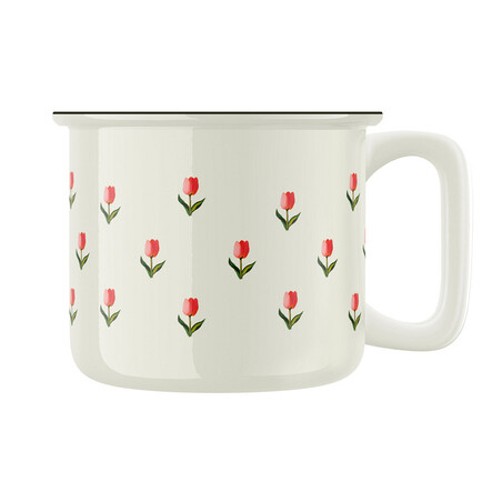 Keramický retro hrnek "Tulipánový hrnek"