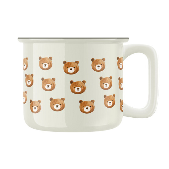 Keramický retro hrnek "Medvědí hrnek"