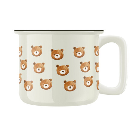 Keramický retro hrnek "Medvědí hrnek"