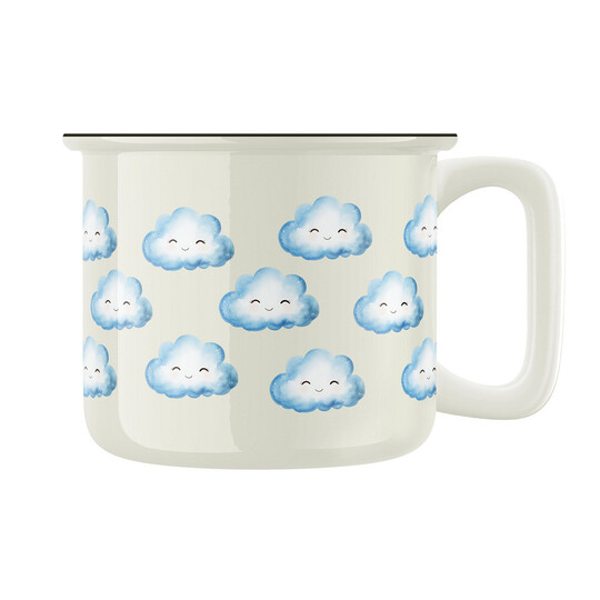 Keramický retro hrnek "Mráček"