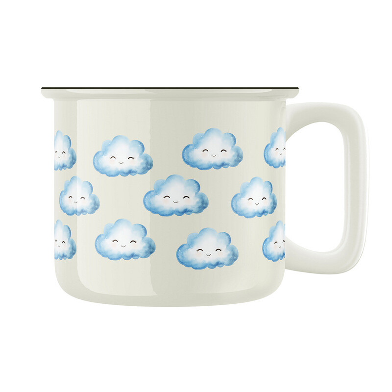 Keramický retro hrnek "Mráček"