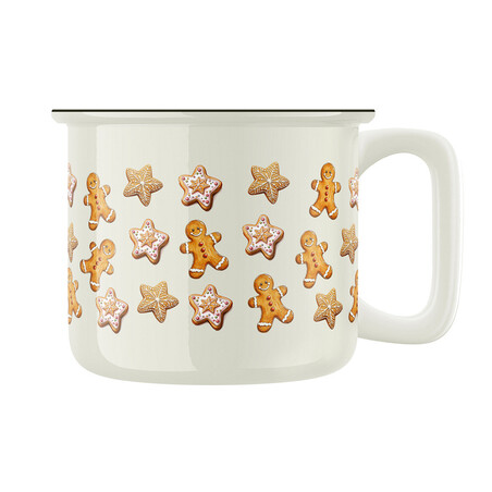 Keramický retro hrnek "Perníčkový hrnek"