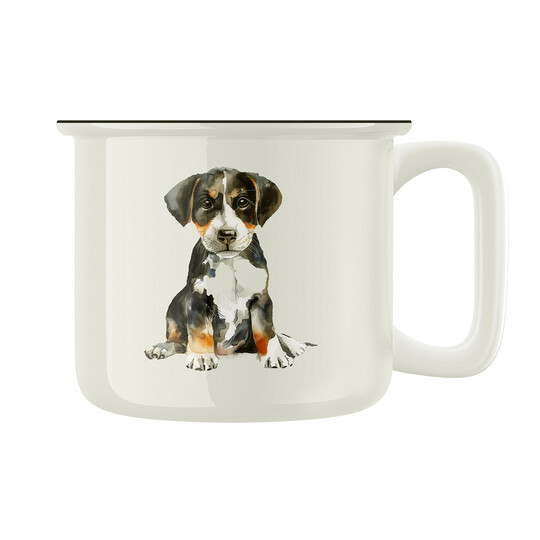 Keramický retro hrnek "Štěňátko"