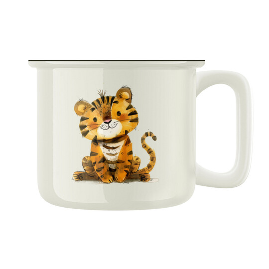 Keramický retro hrnek "Tygřík"