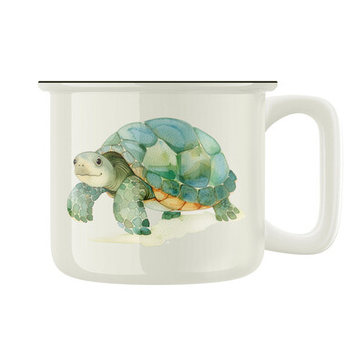 Keramický retro hrnek "Želvička"