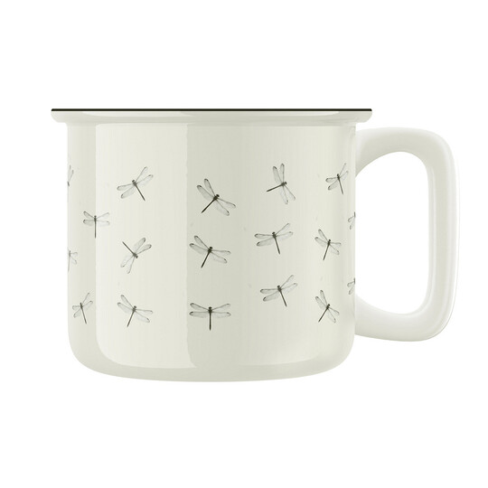 Keramický retro hrnek "Vážky"