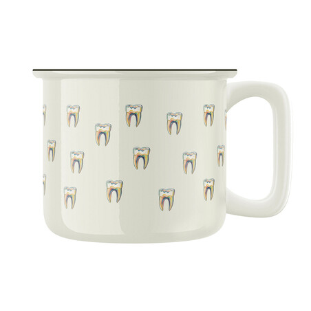 Keramický retro hrnek "Pro zoubkové víly"