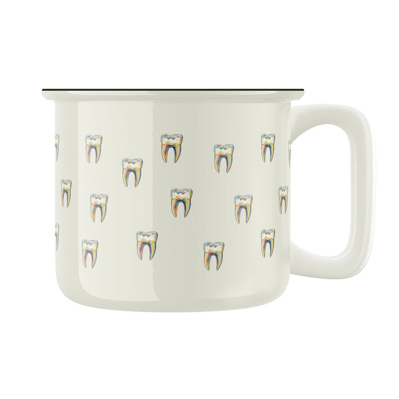 Keramický retro hrnek "Pro zoubkové víly"