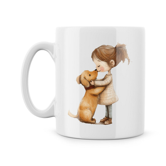 Hrnek "Holčička a pejsek"