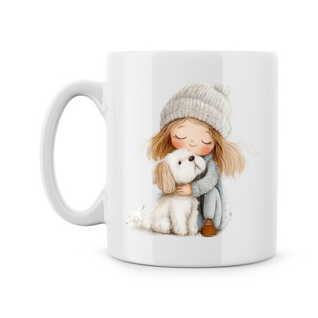 Hrnek "Holčička a pejsek"