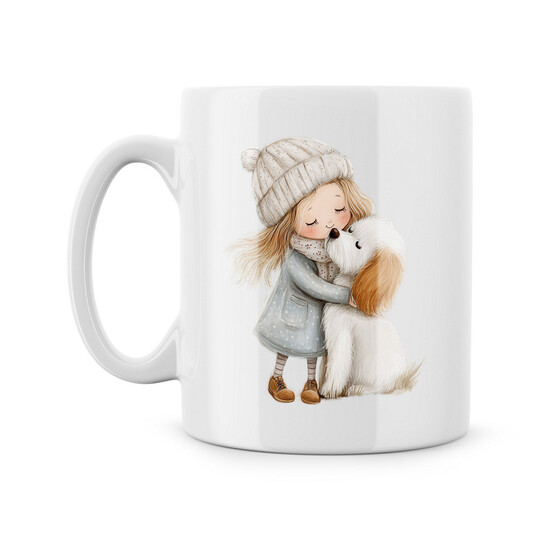 Hrnek "Holčička a pejsek"