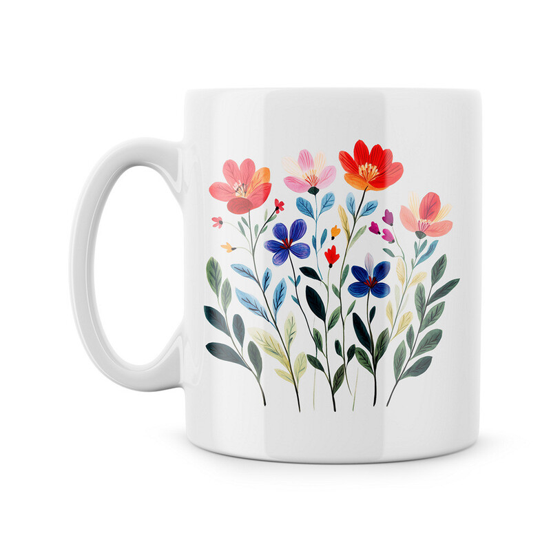 Hrnek "Boho květiny"