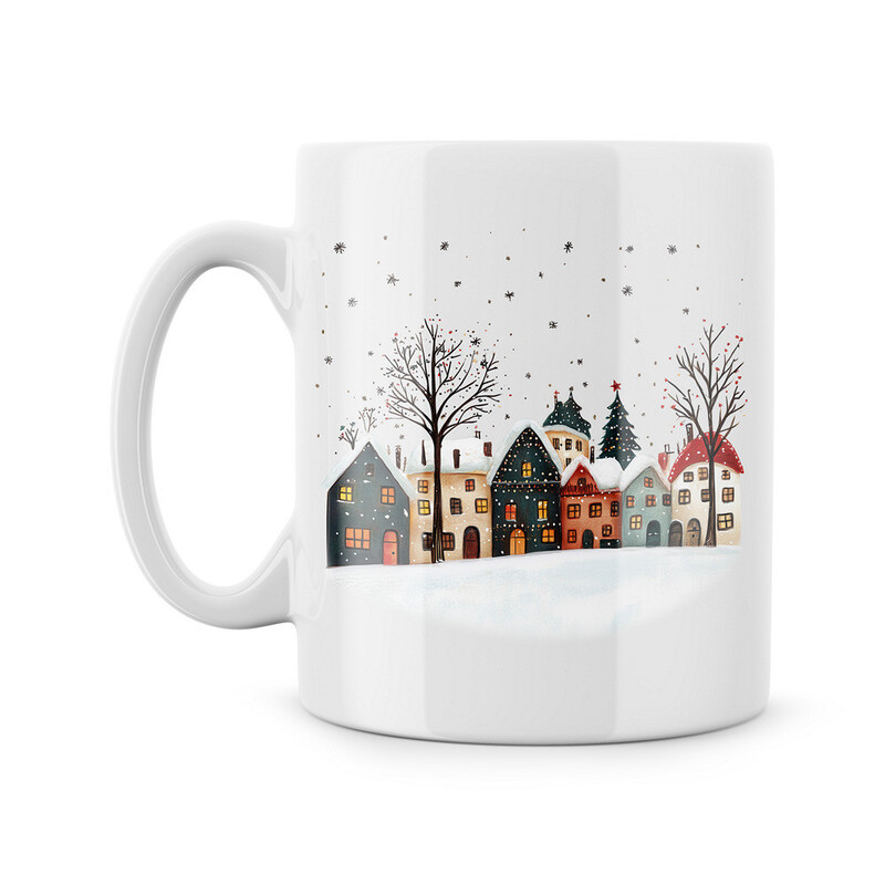 Hrnek "Vánoční městečko"