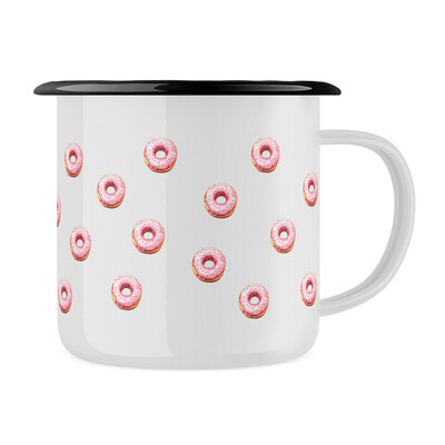 Plecháček "Růžové donuty"