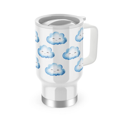 Termohrnek s uchem "Mraky"