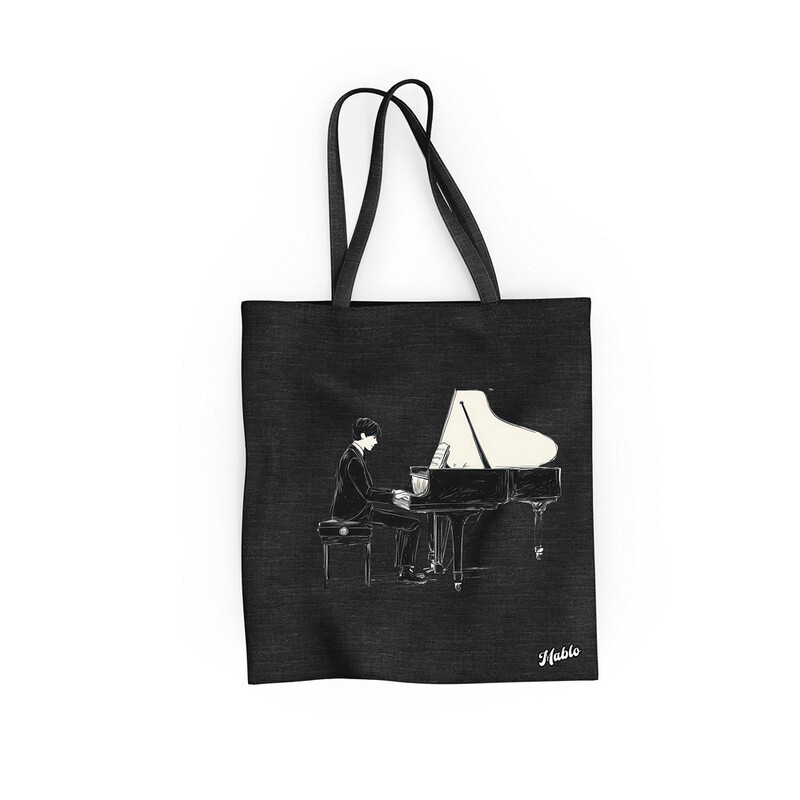 Bavlněná taška "Pianista"