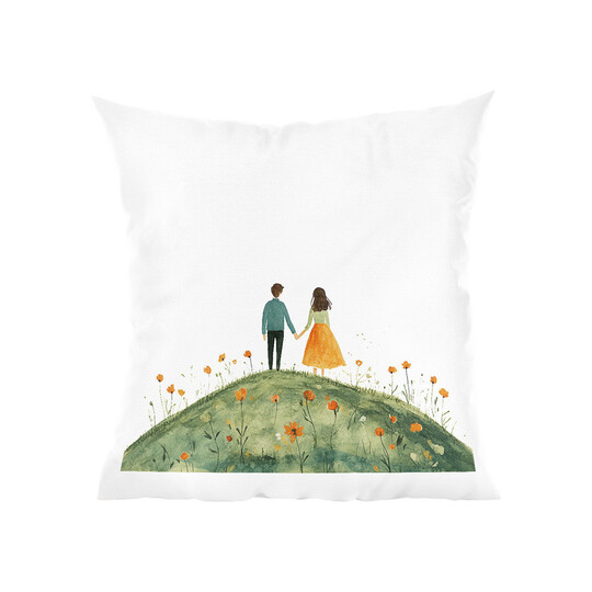 Polštář "Láska na kopci"