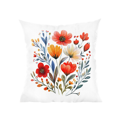 Polštář "Boho květiny"