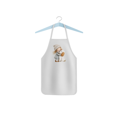 Dětská zástěra "Holčička a pejsek"