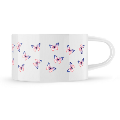 Hrnek makronka vzor "Motýl"