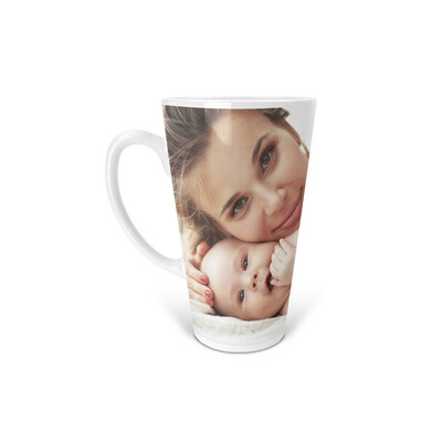 Velký latte hrnek s vlastní fotografií