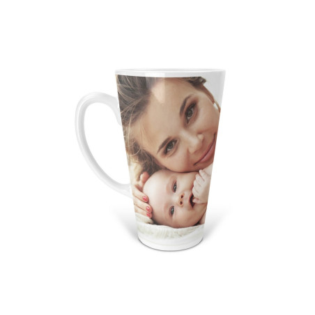 Velký latte hrnek s vlastní fotografií