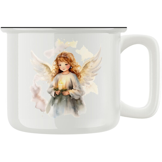 Keramický retro hrnek "Andílek"