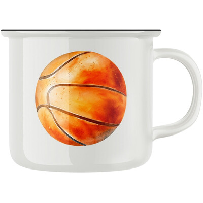 Keramický retro hrnek "Basketbal"