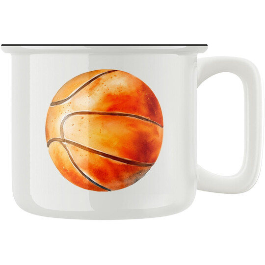 Keramický retro hrnek "Basketbal"