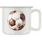 Keramický retro hrnek "Fotbalový míč"