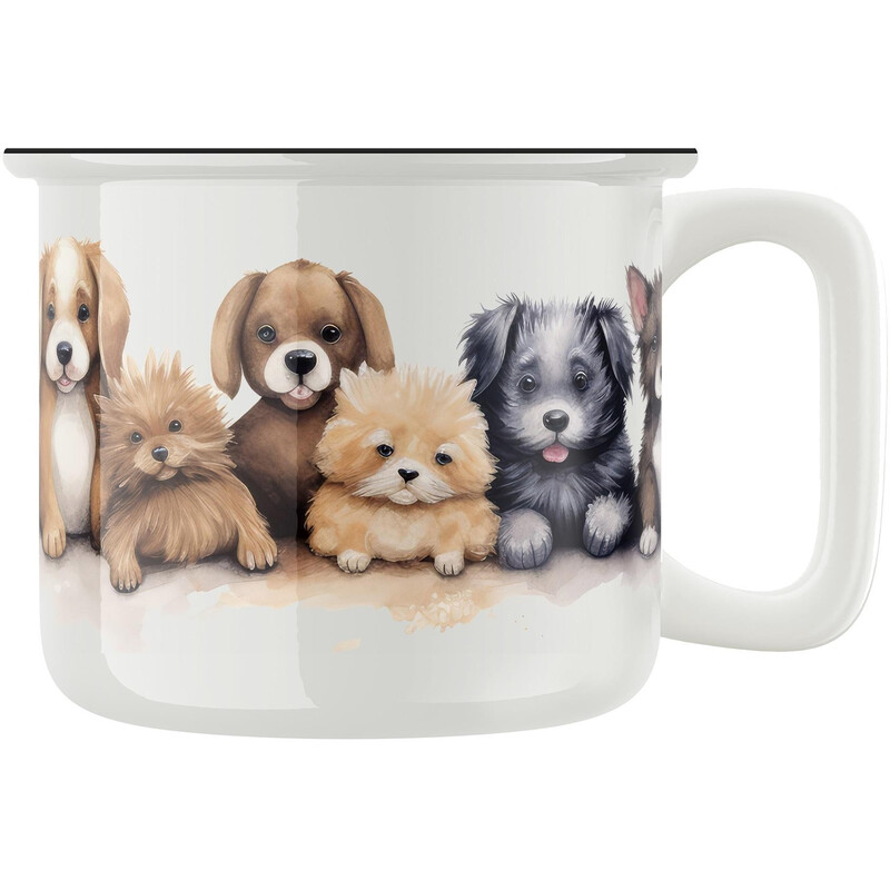 Keramický retro hrnek "Hafani"